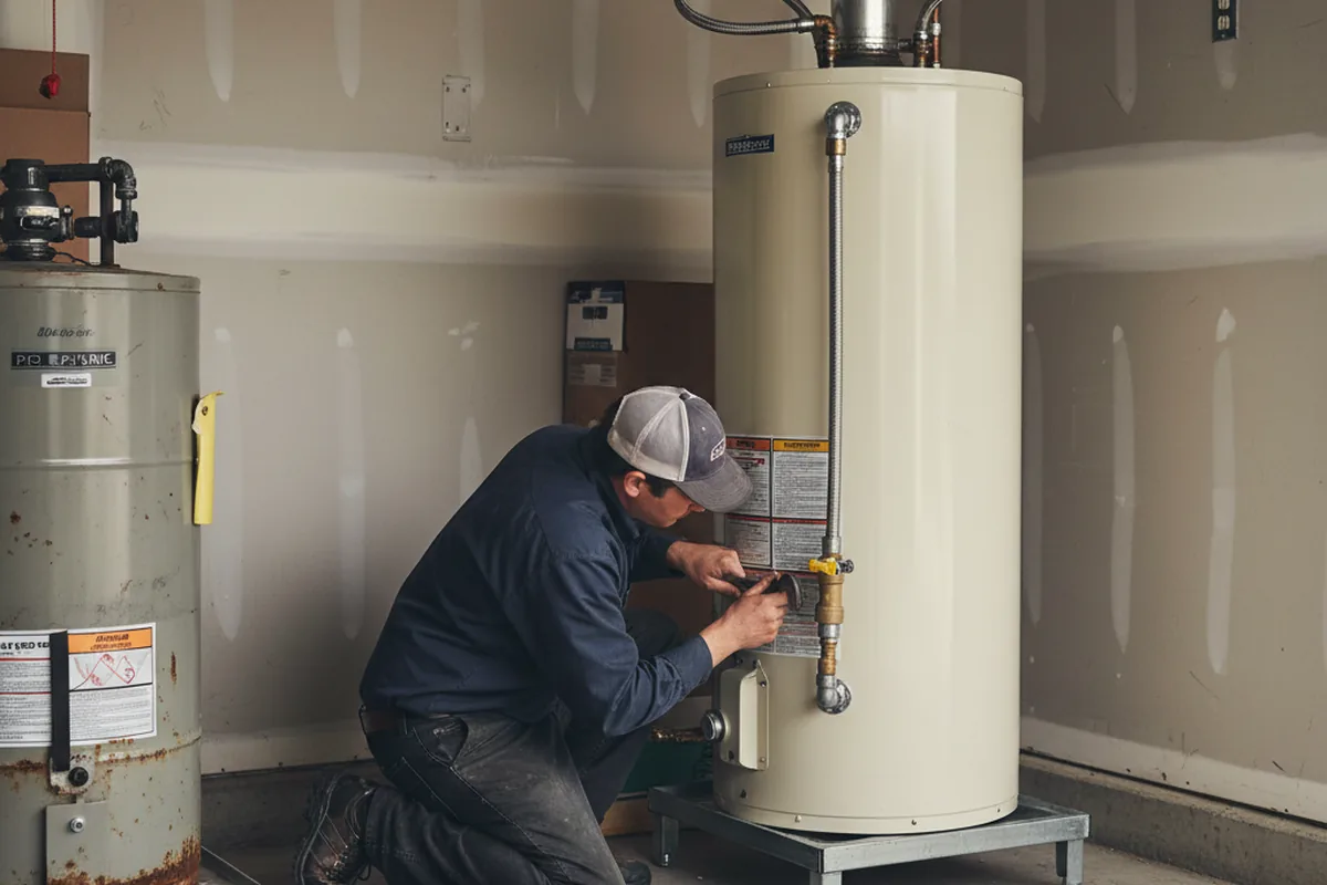Water heater and shutoff valve replacement in Loxahatchee
